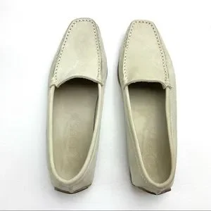 Tods Mens Cream Leather Loafers 36 1/2 Tod main image 2